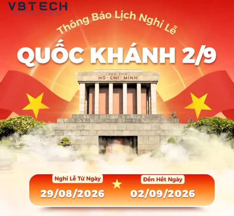 Thông báo lịch nghỉ lễ 02.09